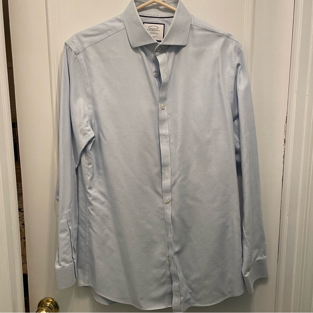 Charles Tyrwhitt Men’s Dress Shirt Extra Slim Fit